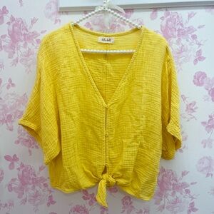 Bella Dahl Tie Front Blouse